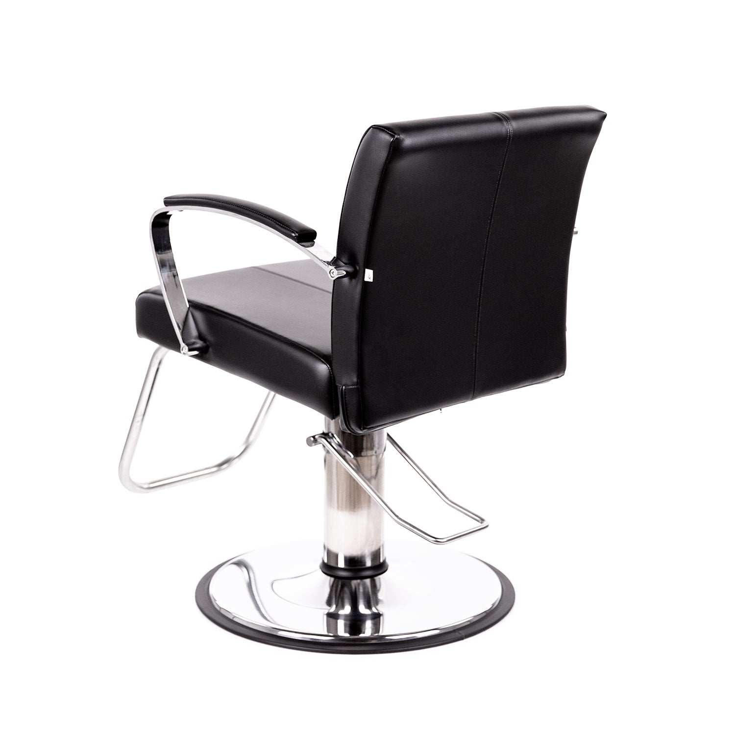 Stylish Mallory Plush Styling Chair for Salon & Home Use - Soft Upholstered Beauty Stool with Adjustable Height for Makeup, Hair Styling & Dressing Table