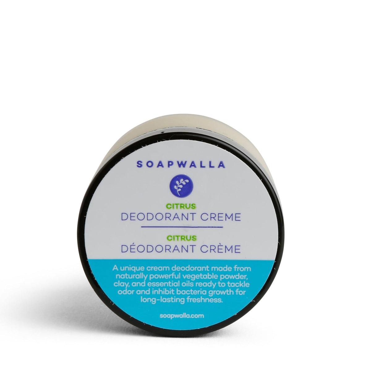 Natural Citrus Deodorant Cream for Women & Men - Long Lasting Odor Protection - Aluminum Free, Vegan & Cruelty Free - Perfect for Gym, Travel & Daily Freshness