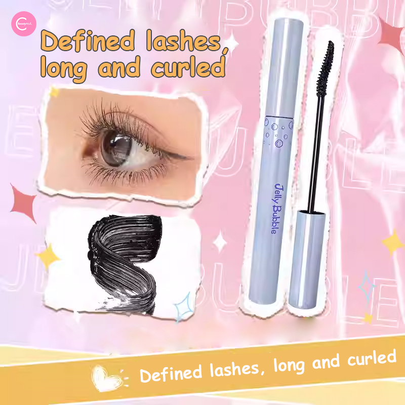Long-Lasting Jelly Bubble Color Mascara - Waterproof & Smudge-Proof Volumizing Mascara for Dramatic Lashes - Perfect for Parties, Cosplay, and Bold Makeup Looks