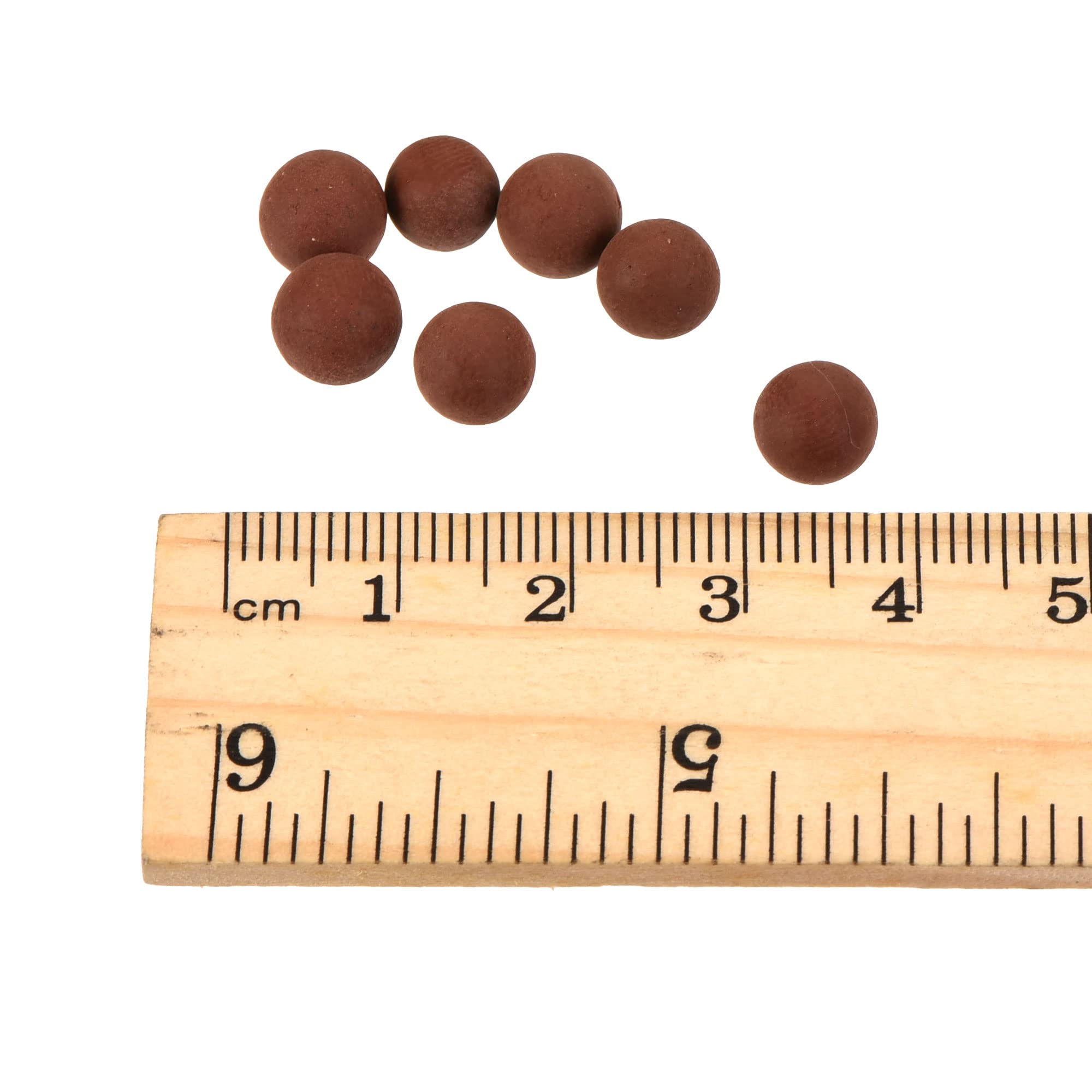 Premium Clay Pebbles for Hydroponics - 7-8mm Expanded Clay Balls (0.22 lbs) - Ideal for Hydroponic Systems, Orchid Potting, Bonsai Soil & Indoor Plant Decor - Natural Brown Gardening Growing Media for Vases, Aquaponics & Water Filtration