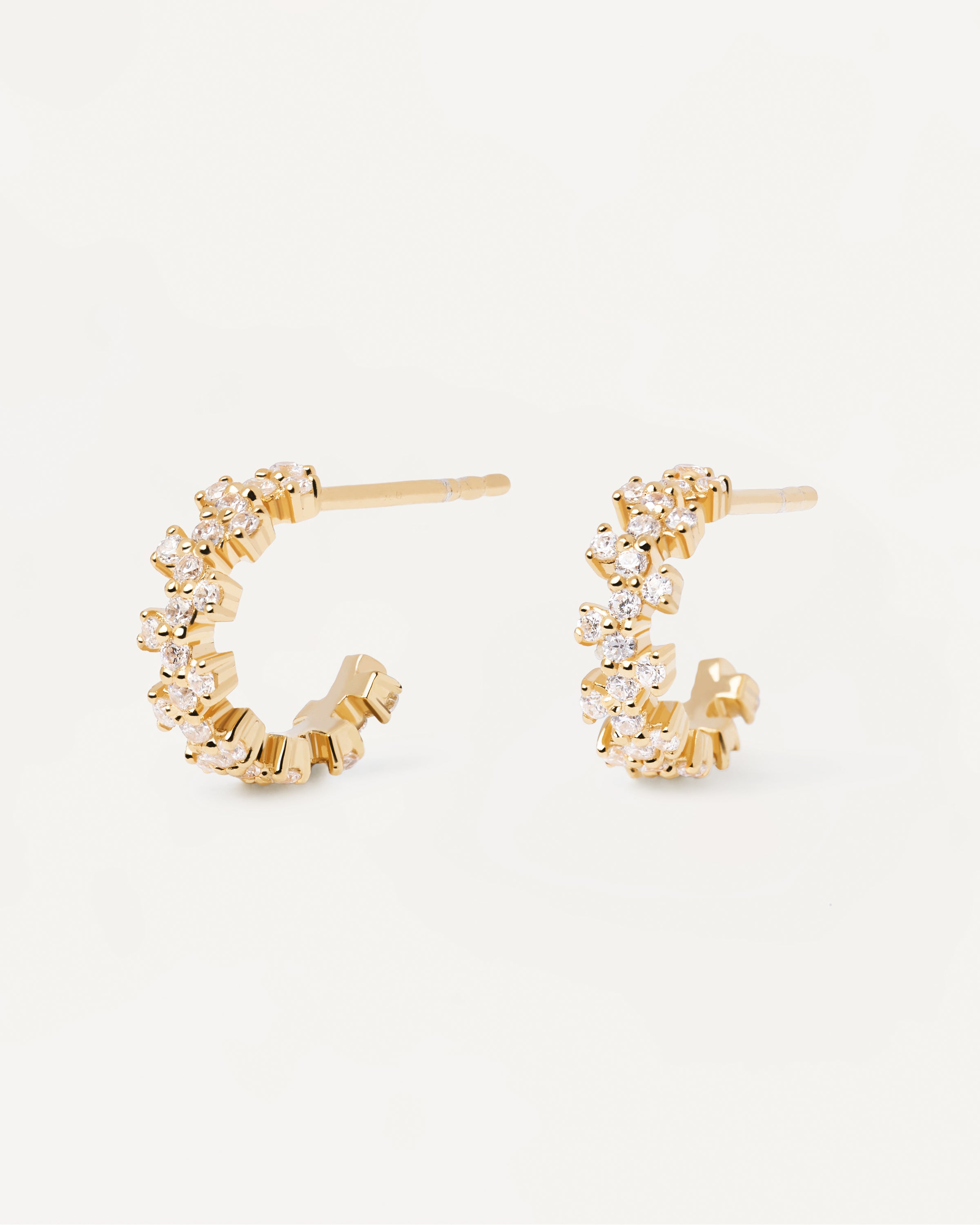 Little Crown Earrings for Women - Elegant Gold-Plated Princess Crown Stud Earrings - Perfect for Parties, Weddings & Everyday Wear