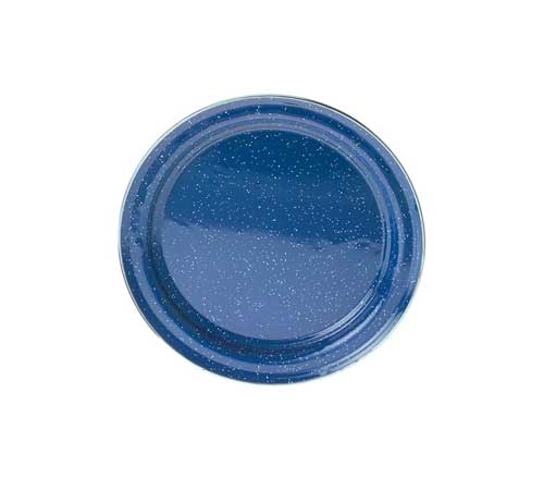 Premium Stainless Steel Rim Blue Dinner Plates - Set of 4 for Elegant Dining, Parties & Home Decor | Durable & Stylish Tableware for Everyday Use & Special Occasions