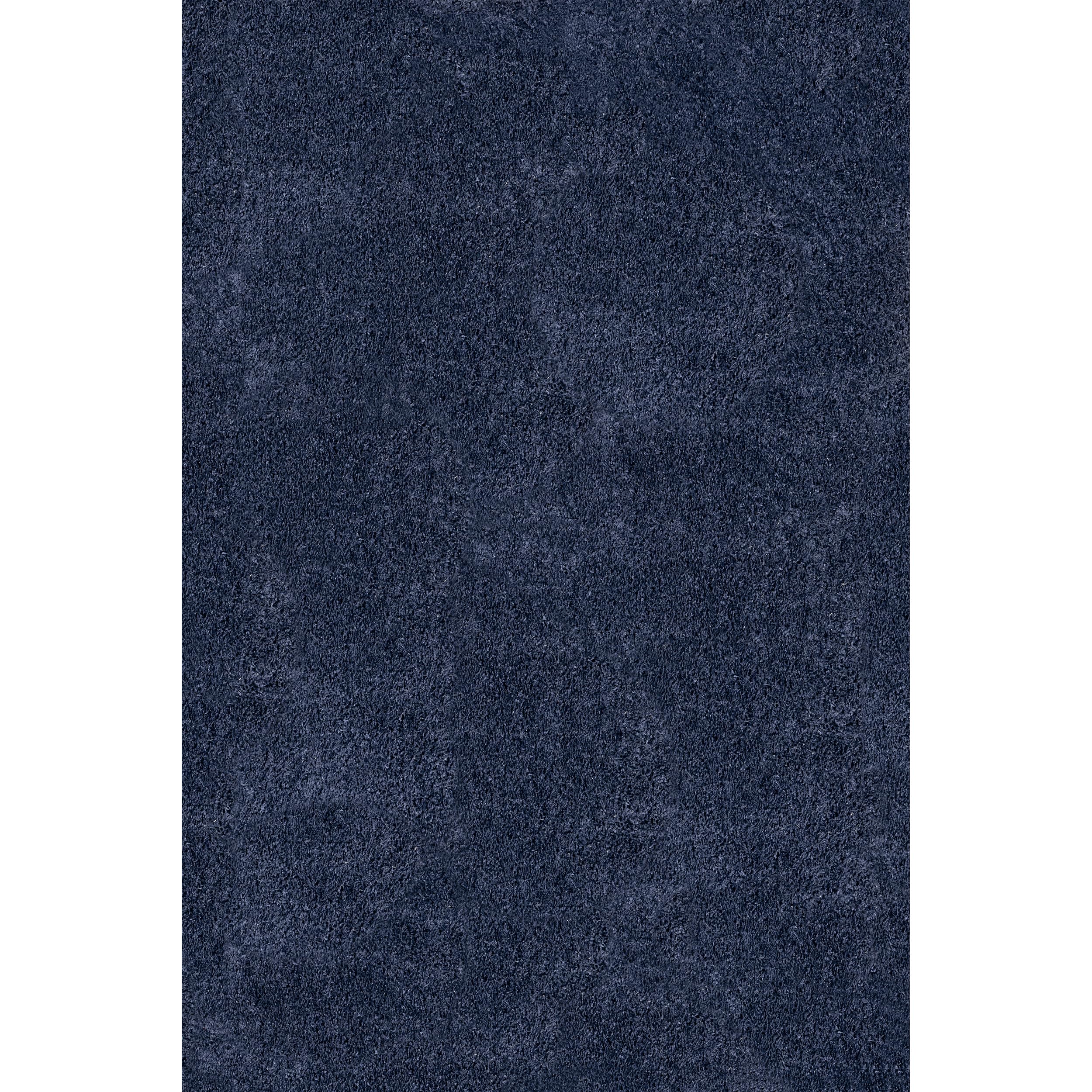 nuLOOM Marleen Contemporary Shag Accent Rug 3x5 Feet Navy Blue - Soft Plush Area Rug for Living Room, Bedroom & Nursery Decor