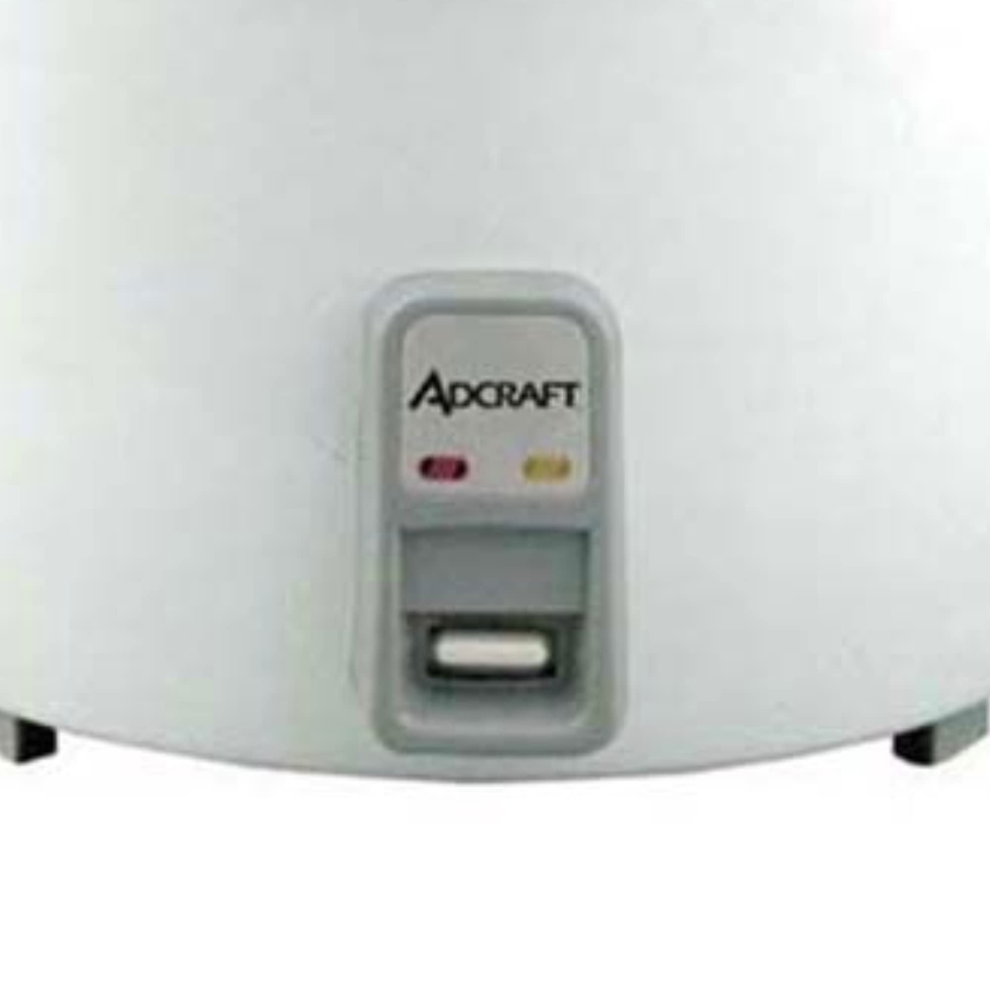 Adcraft RC-E50 Commercial 50-Cup Rice Cooker - 2630-3500W, 208/240V - Large Capacity Rice Steamer with Oversized Serving Fork - Perfect for Restaurants, Catering & Bulk Food Preparation