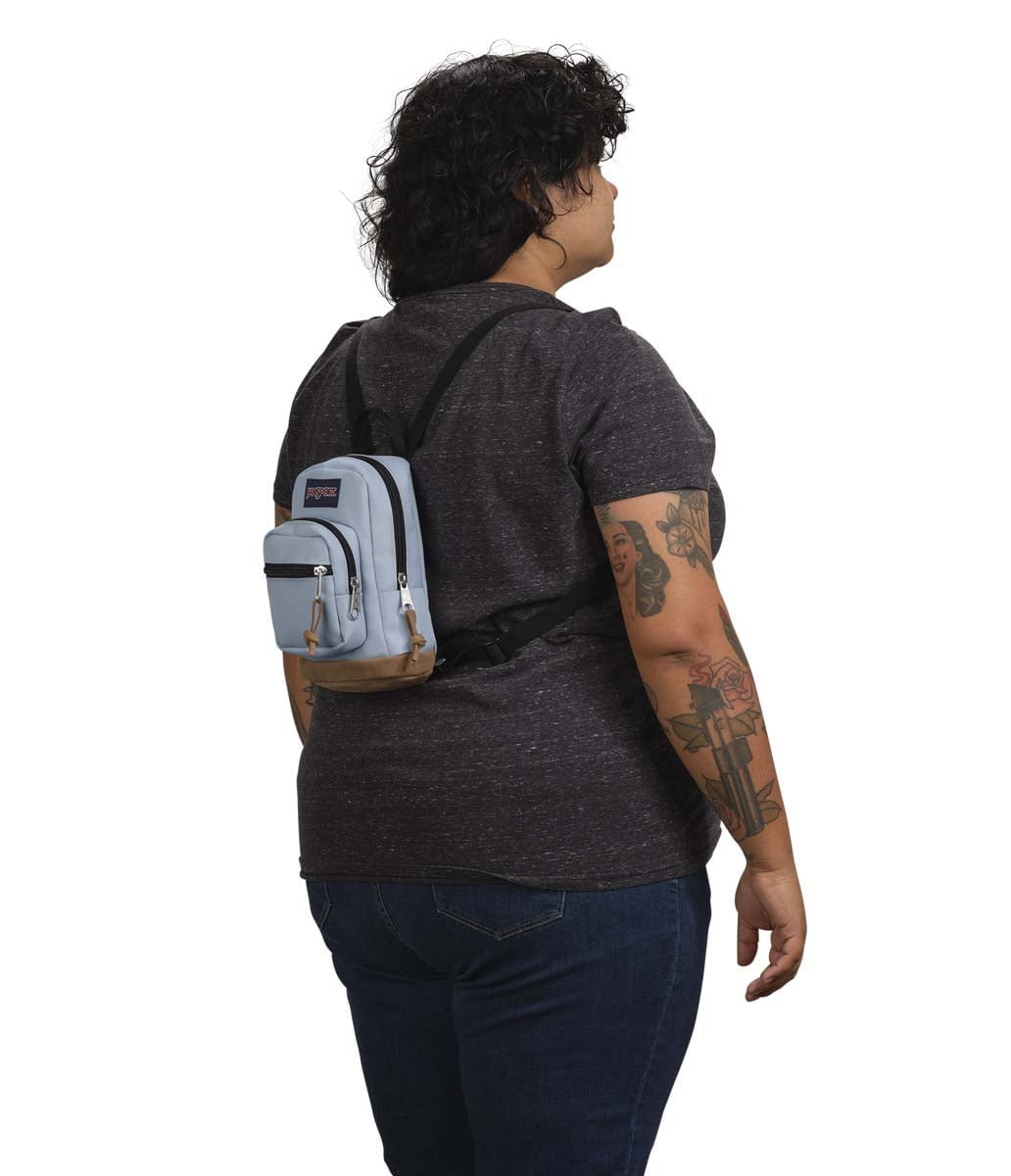 JanSport Right Pack Mini Backpack - Lightweight & Durable School Backpack for Women & Men, Blue Dusk Color | Perfect for College, Travel & Everyday Use