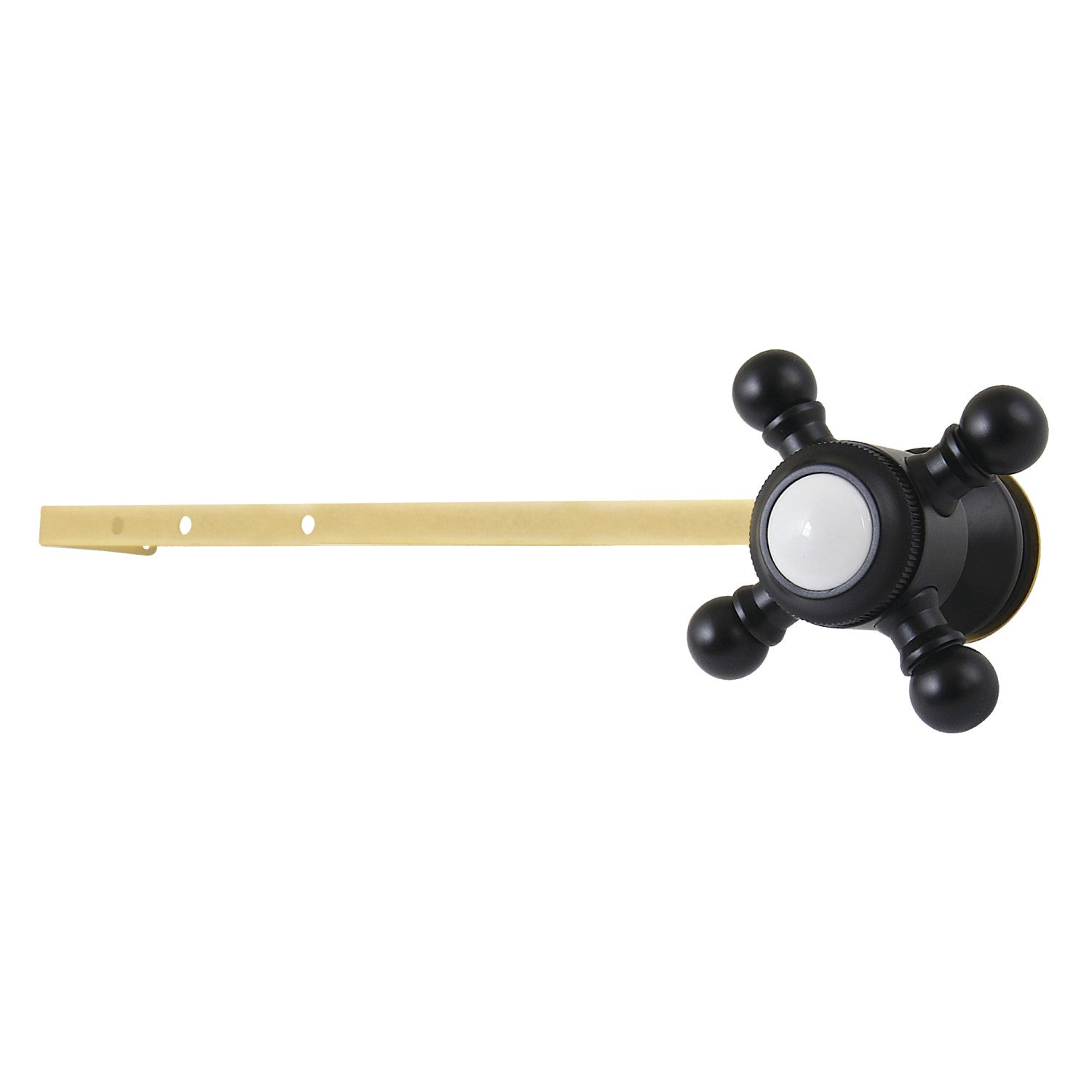 Buckingham KTBXD0 Universal Toilet Tank Lever - Front or Side Mount, Matte Black Finish for Modern Bathrooms - Perfect for Home & Commercial Use