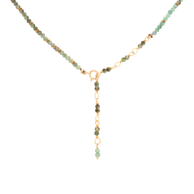 Wrap Gemstone Charm Necklace - Elegant Bohemian Jewelry for Women | Perfect for Layering, Gift Giving & Everyday Wear