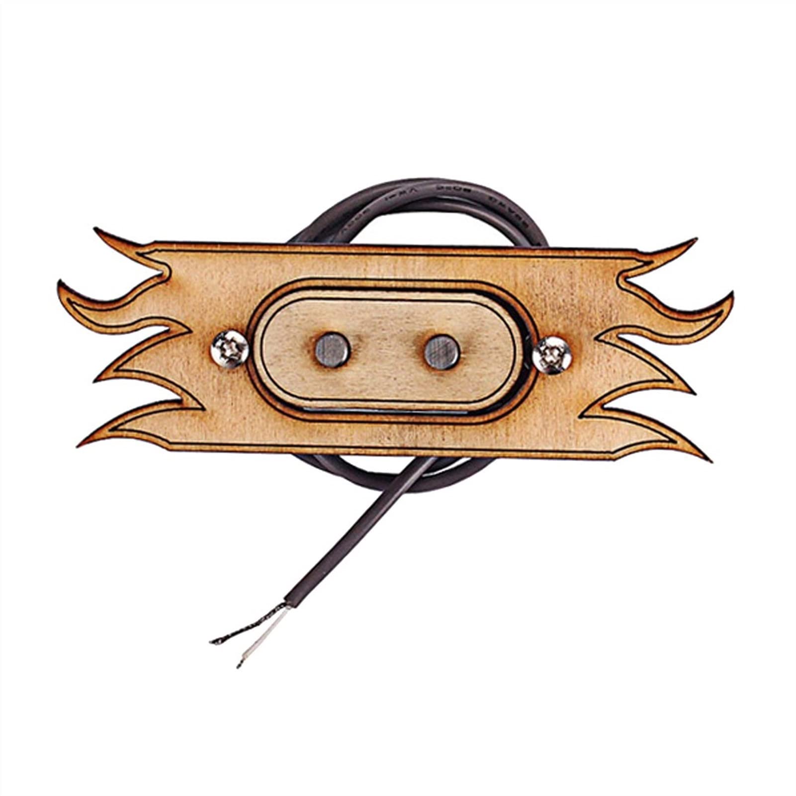 Professional Maple 2 Strings Cigar Box Guitar Pickup - Luthier Tool for String Instrument Repair & DIY Projects - Perfect for Blues, Folk & Slide Guitar Players