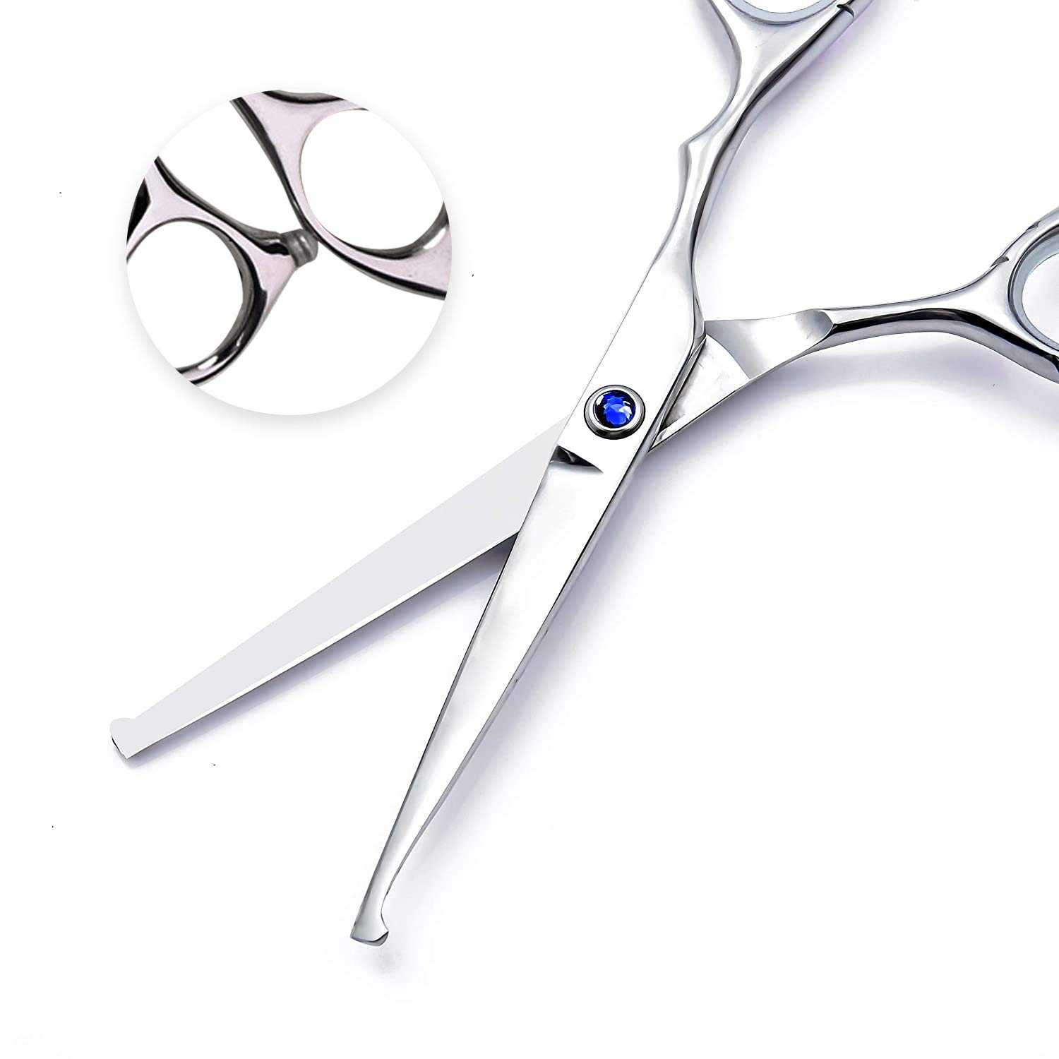 Professional Hair Cutting Scissors Set - Barber Shears Kit with Cutting & Thinning Scissors for Salon Styling (Blue) | Perfect for Hairdressers, Stylists & Home Haircuts
