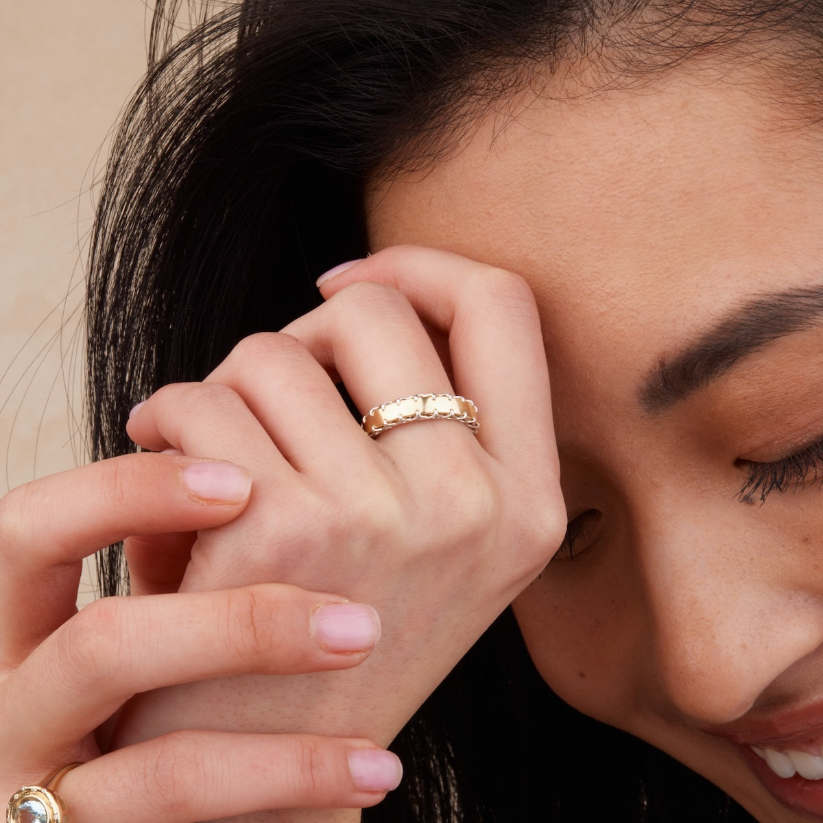 Elegant Stitched Ring for Women - Handmade Boho Jewelry - Perfect for Weddings, Parties & Everyday Wear