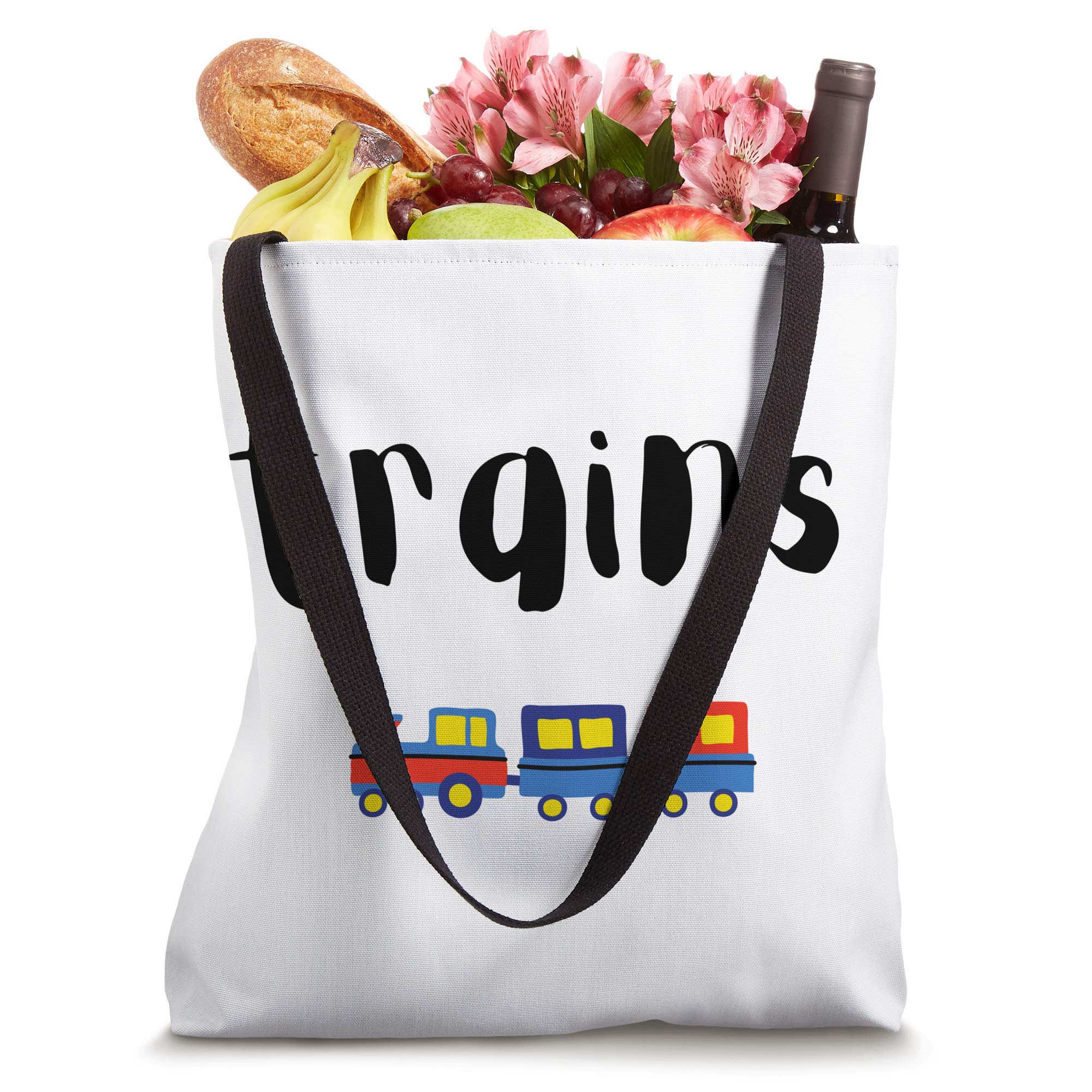 Toy Train Storage Tote Bag - Durable Organizer for Bedroom & Playroom - Perfect for Kids' Room and Travel