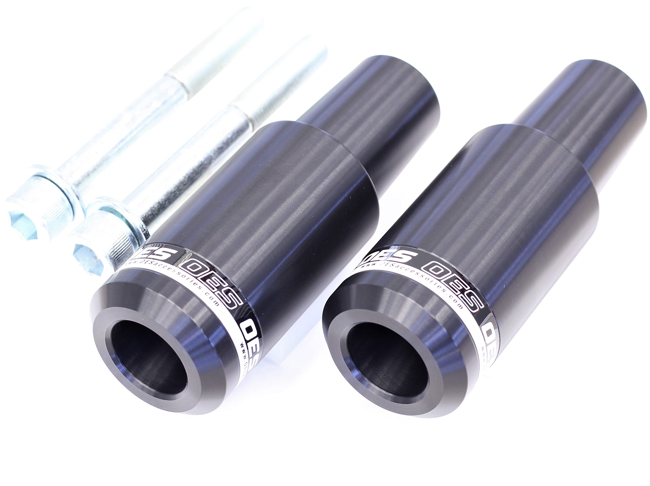 OES Frame Sliders for Yamaha R7 2022-2025 - No Cut Installation, White - Perfect for Motorcycle Protection and Track Days