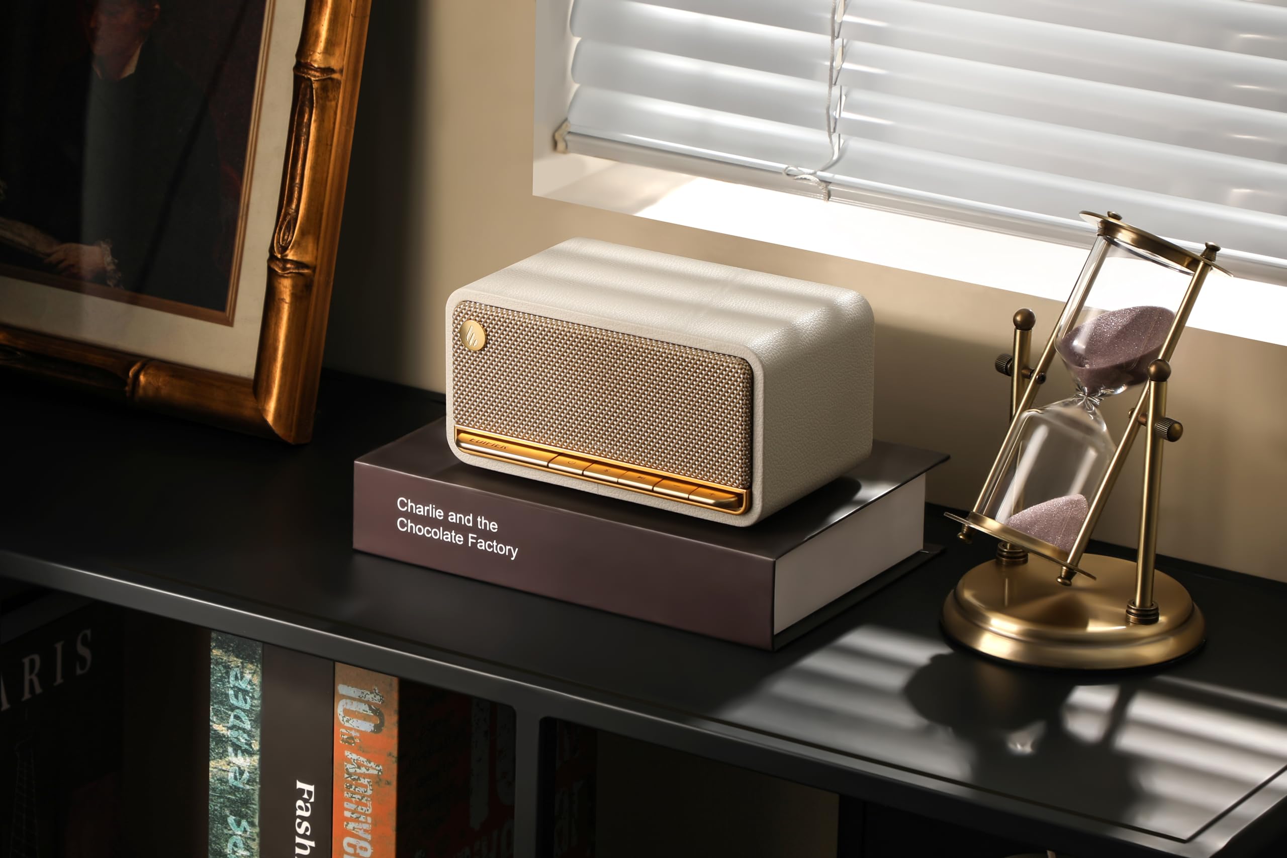 Edifier MP230 Portable Wireless Bluetooth Speaker - 20W RMS, Bluetooth/AUX/SD Card Playback - Compact & Powerful for Outdoor, Travel, Home Use - White
