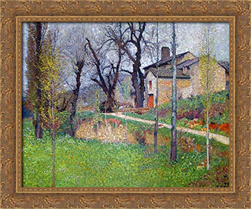 Henri Martin Gold Ornate Wood Framed Canvas Art - 24x20 Wall Decor for Living Room, Bedroom & Office | The House of Sabotier