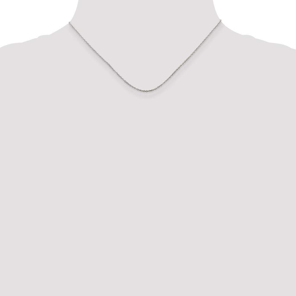 Roy Rose Jewelry 1mm Sterling Silver Cable Chain Necklace - Dainty & Elegant Jewelry for Women, Perfect for Layering, Everyday Wear & Gift Giving