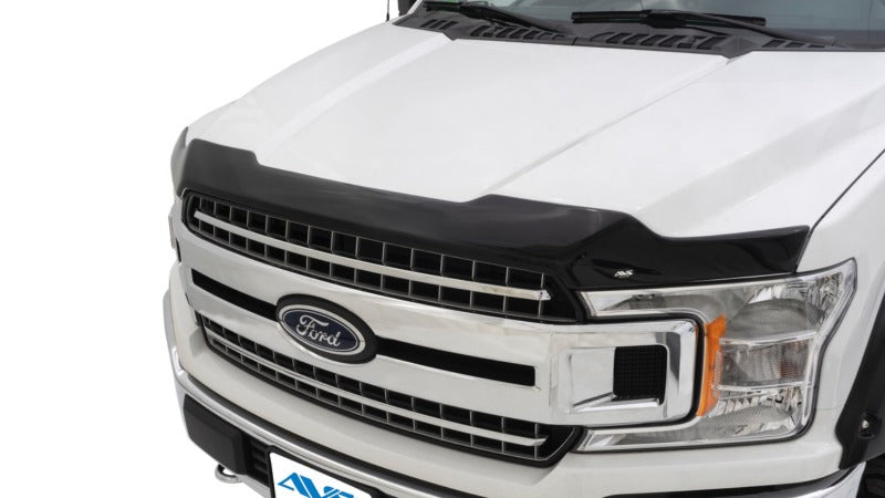 AVS Aeroskin Low Profile Acrylic Hood Shield (Smoke) for Dodge Challenger 2008-2023 - Durable Windshield Protection & Bug Deflector for Highway Driving & Off-Road Adventures