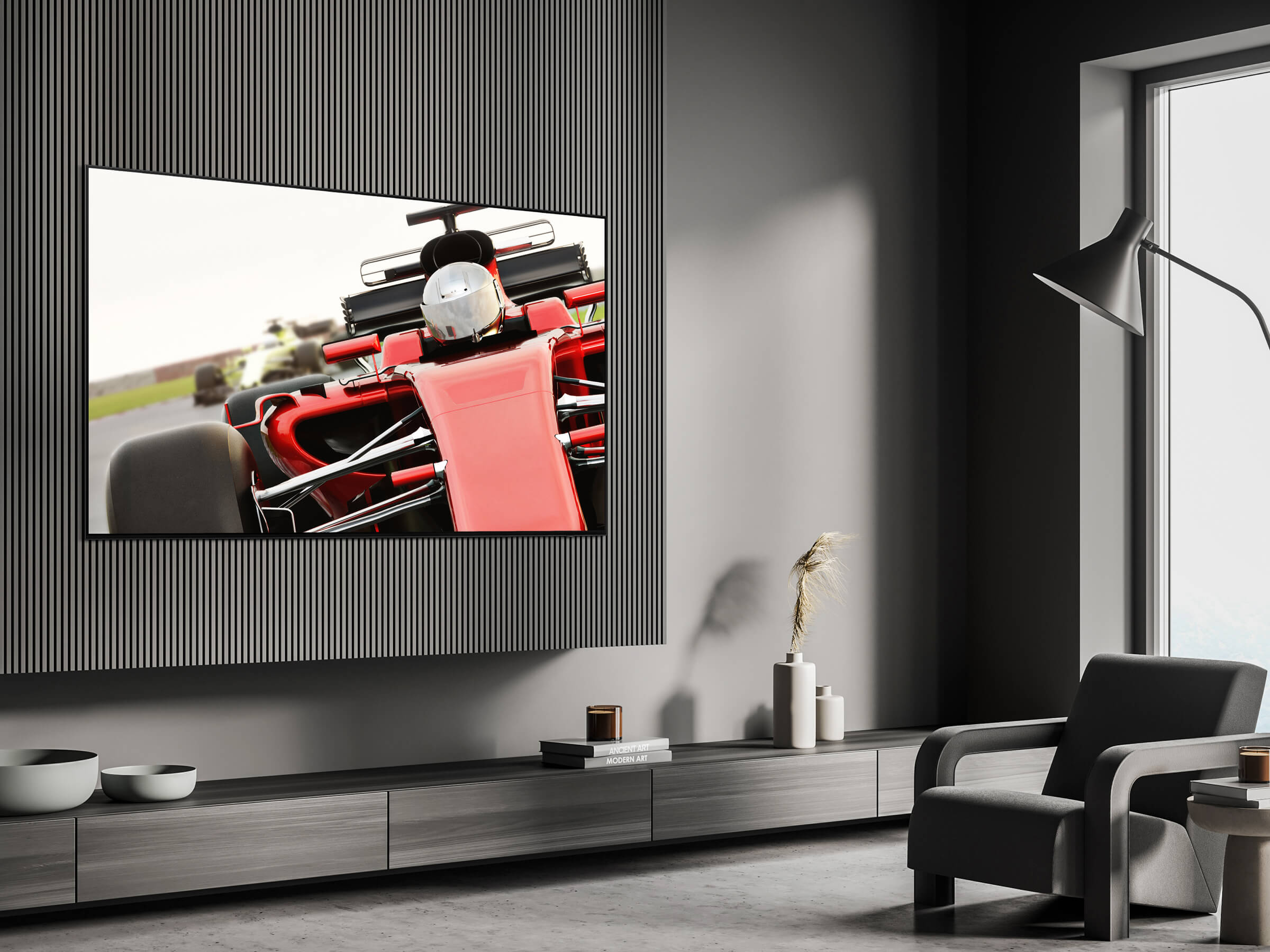 Samsung QN42S90DAE 42-Inch Neo QLED 4K Smart TV - Ultra HD, HDR, Alexa Built-in for Home Theater & Gaming Entertainment