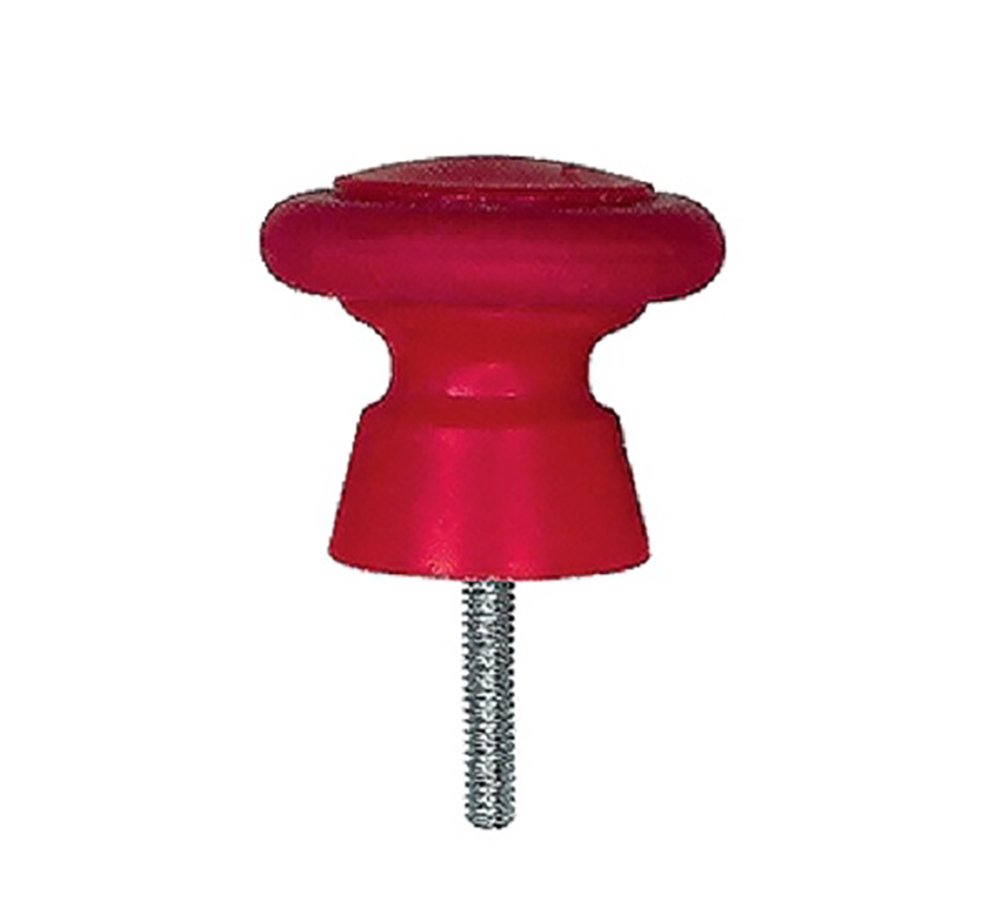 Large Red Plastic Bumper Pool Post - Durable Billiard Table Bumpers for Home Game Rooms & Bars