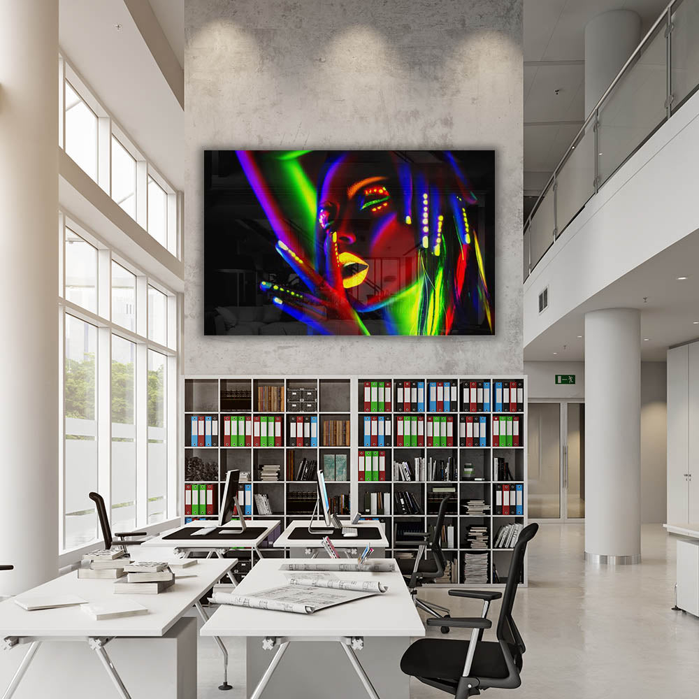 Tiger Glass Print Wall Art - Stunning Wildlife Decor for Living Room, Bedroom & Office - Perfect for Home & Office Decor