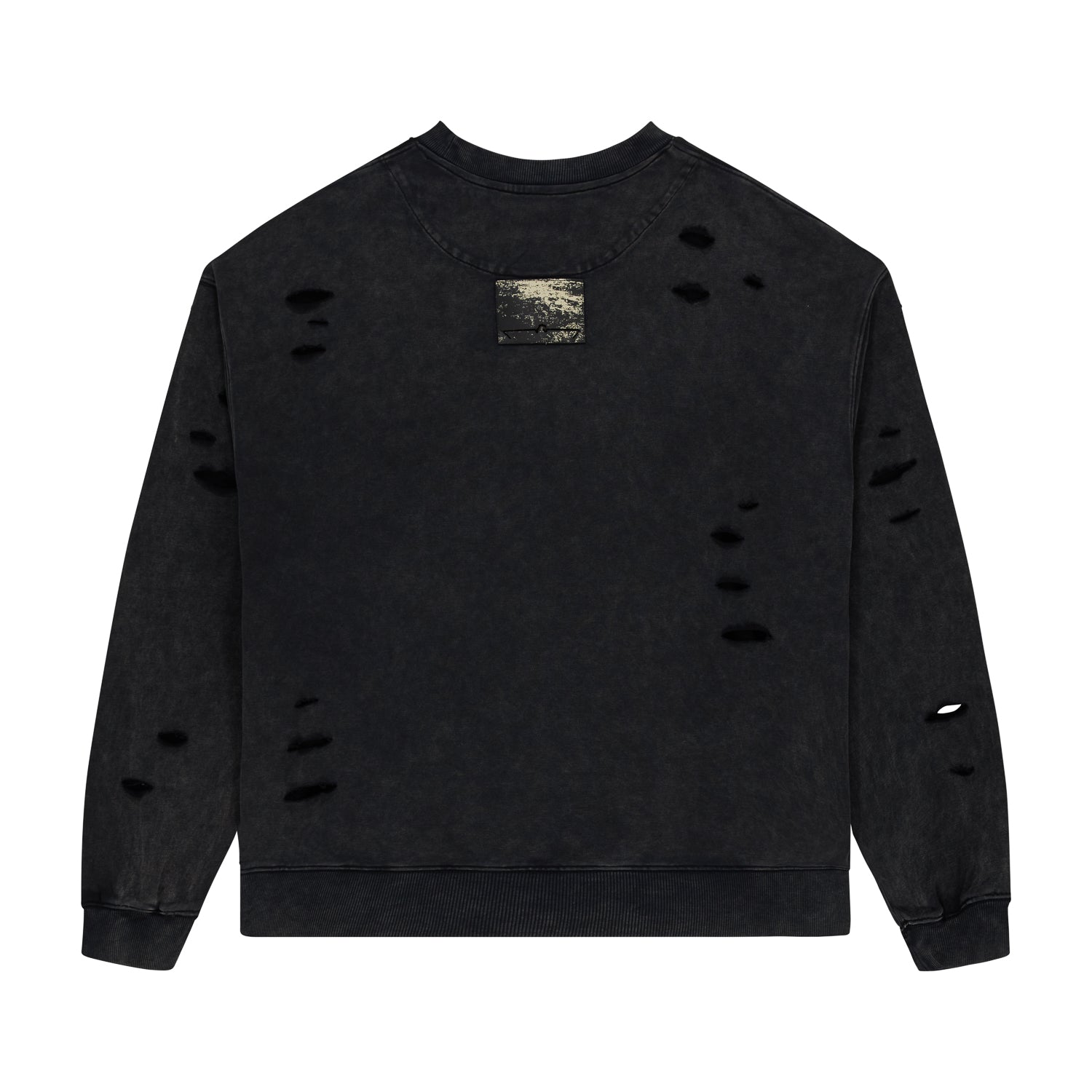 Vintage Nostalgia Sweatshirt - Washed Black | Soft & Comfortable Pullover for Casual Wear & Street Style