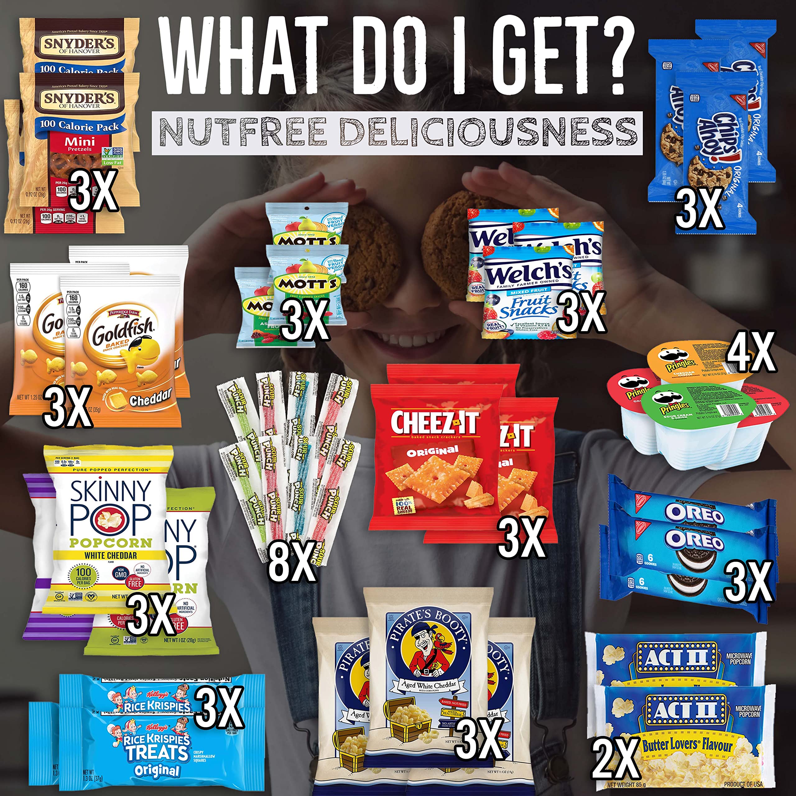 Allergen-Free Snacks - Peanut Free & Tree Nut Free Popcorn, Chips, Cookies & Candy for Kids & Adults - Perfect for School Lunches, Travel & Parties | Stuff Your Sack