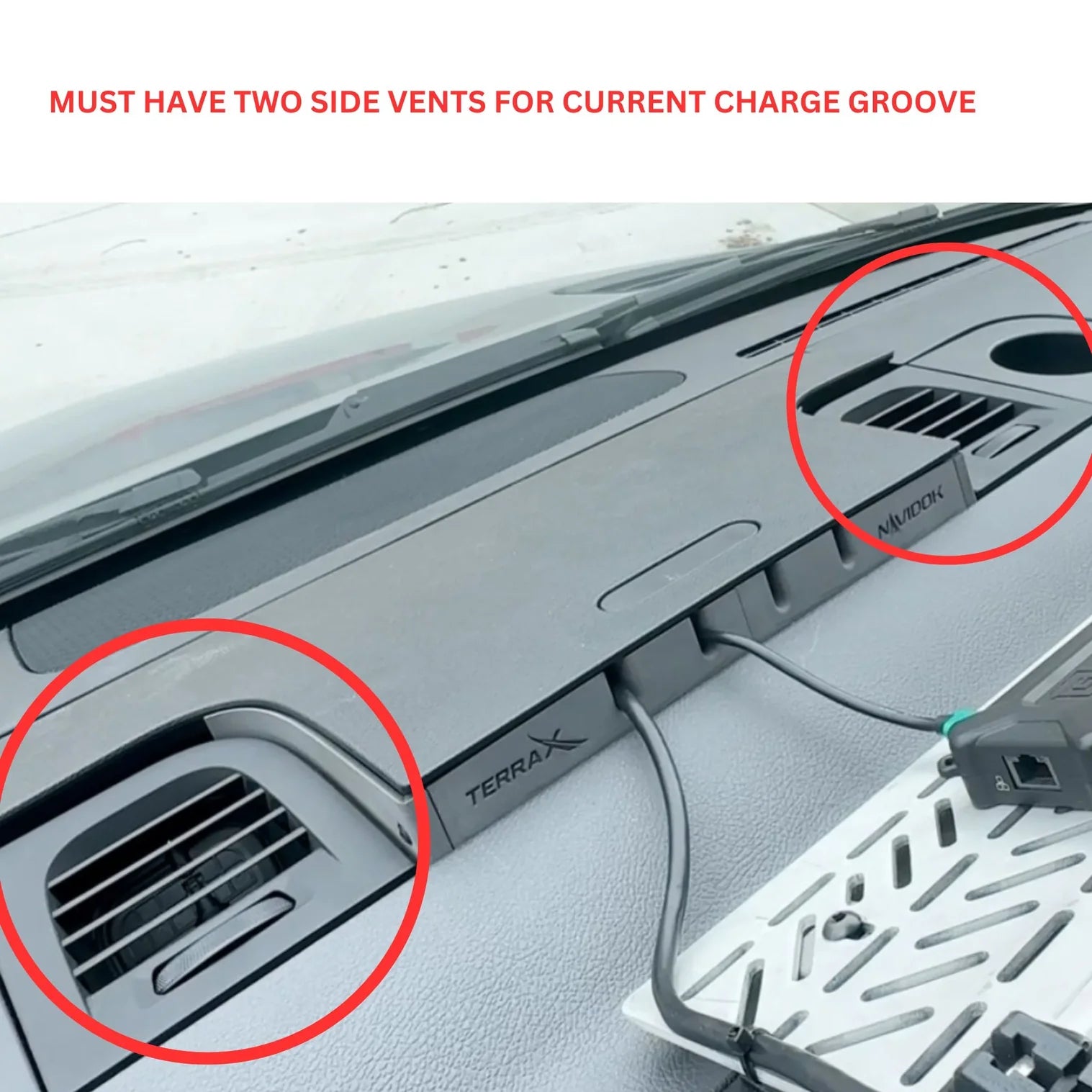 TerraX Charge Groove Compatible with 2019-2023 Mercedes Sprinter Van - Durable USB Charging Port for Road Trips & Camping Adventures