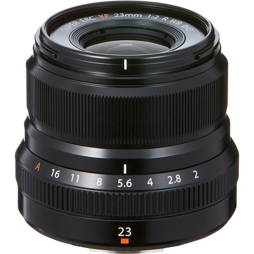 Fujifilm XF 23mm f/2 R WR Lens (Black) - Compact Weather-Resistant Prime Lens for Street & Travel Photography | Perfect for Fujifilm X-Mount Cameras