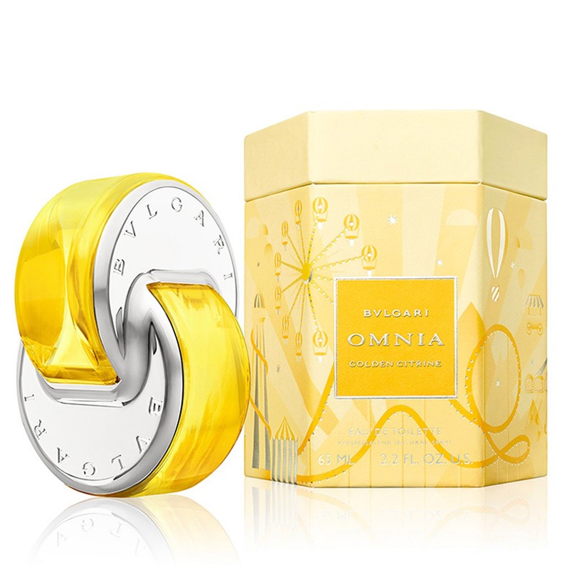 Bvlgari Omnia Golden Citrine 65ML Eau de Toilette Spray for Women - Luxury Floral Fruity Perfume for Daily Wear & Special Occasions