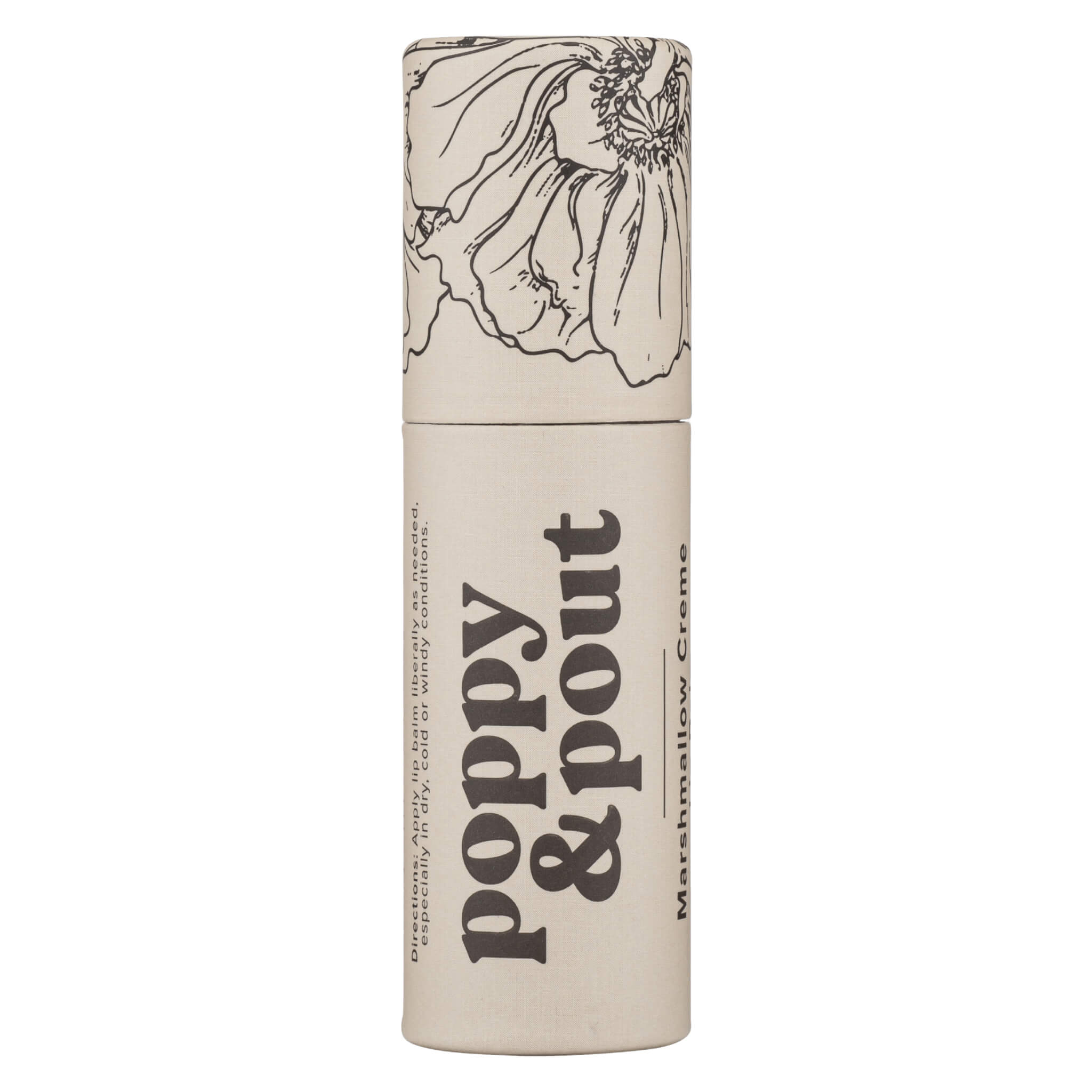 Marshmallow Creme Lip Balm - Moisturizing & Nourishing Lip Care for Dry Lips - Perfect for Winter, Travel & Daily Hydration