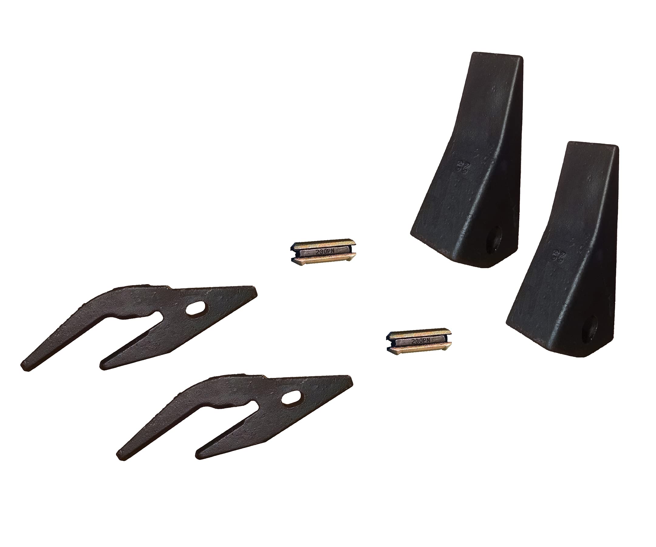 High-Quality Excavator/Backhoe Bucket Weld-On Shanks, Teeth & Pins - Compatible with 1