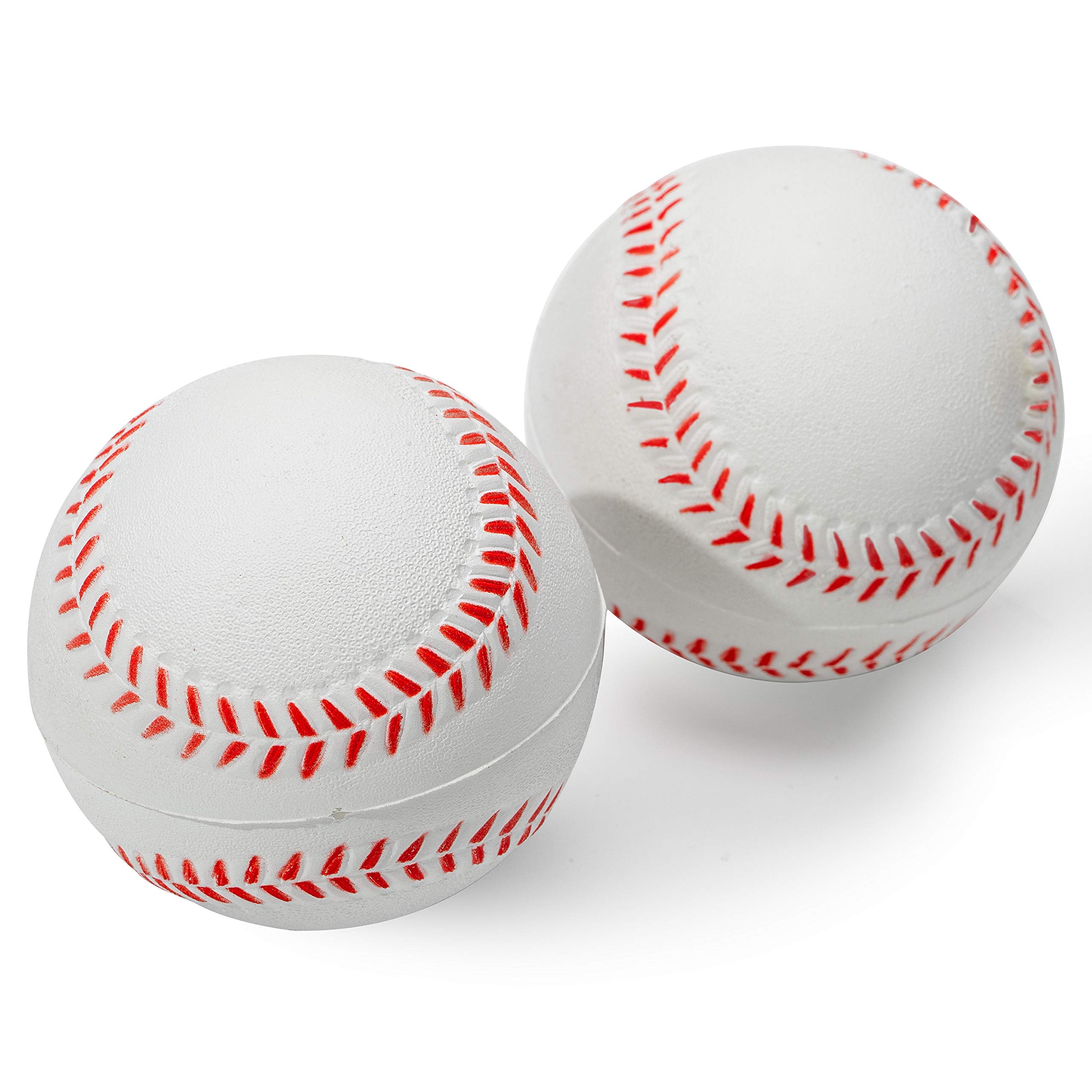 Franklin Sports MLB Kids Foam Baseballs - Soft Training Baseballs for Pitching Machine & Tee Ball Practice - Perfect for Beginners & Youth Players - 2 Pack of Safe Foam Balls for Backyard, Batting Cage & Little League Training