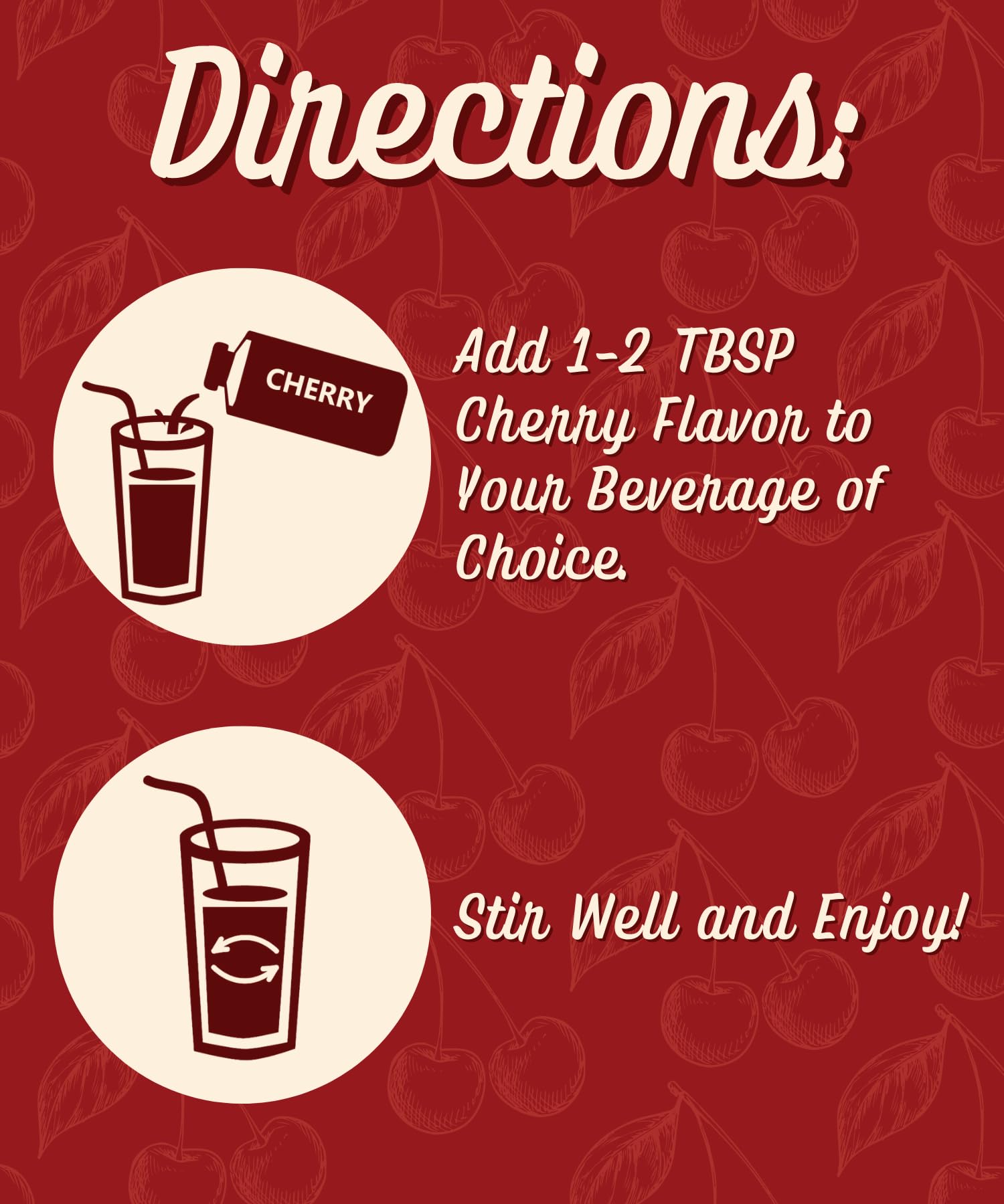 Crave It! Rich Cherry Flavoring Syrup - 13 FL OZ (6 Pack) | Perfect for Soda, Coffee, Latte, Italian Soda & Lemonade | Create Cherry Coke at Home | Ideal for Cocktails, Desserts & Baking
