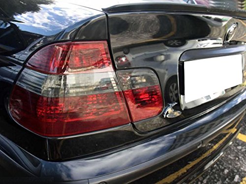 DEPO Crystal Euro Red/Smoke/Red LED Tail Lights for 2002-2005 BMW E46 3 Series 4D Sedan - High Performance Replacement for Enhanced Visibility & Style