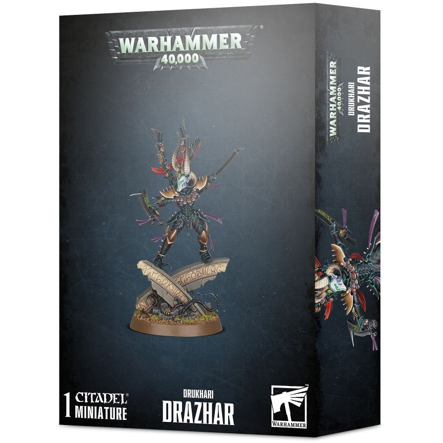 Drukhari Drazhar Archon - Warhammer 40K Dark Eldar Miniature for Tabletop Gaming | Perfect for Wargaming, Collecting & Painting