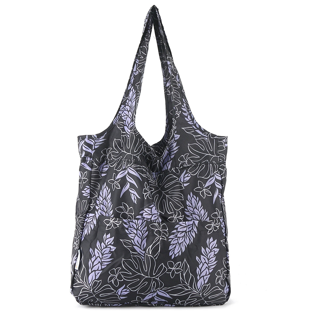 Foldable Tote Bag for Women - Stylish Jacqueline Ginger Black Handbag - Perfect for Shopping, Travel & Daily Use