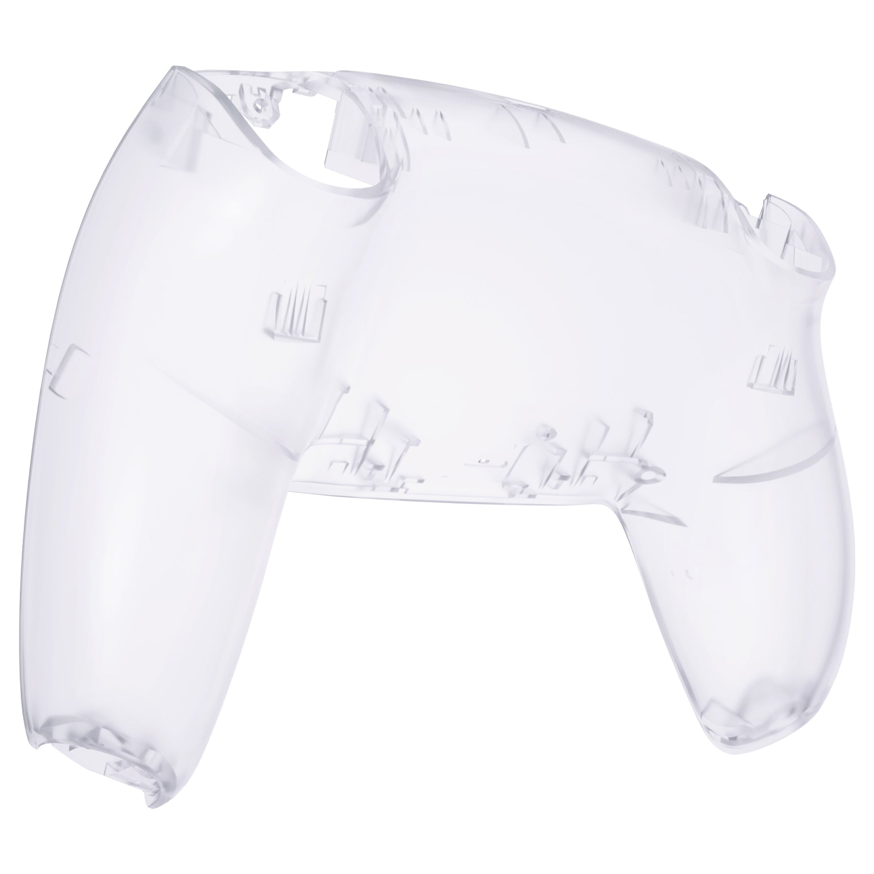 eXtremeRate Clear Replacement Back Housing Bottom Shell for PS5 Controller BDM 010/020/030/040/050 - DIY Repair & Customization for Enhanced Gaming Experience