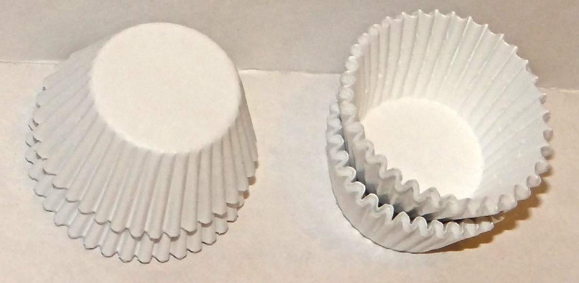 1000 Pack #4 White Paper Candy Cups for Baking, Party Favors, and Candy Making Supplies - Perfect for Weddings, Birthdays, and Dessert Displays