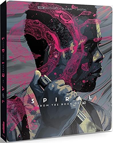 SPIRAL From the Book of SAW - Exclusive Steelbook Edition (4K Ultra HD + Blu-ray + Digital Copy) - Collector's Edition for Movie Night & Horror Film Enthusiasts