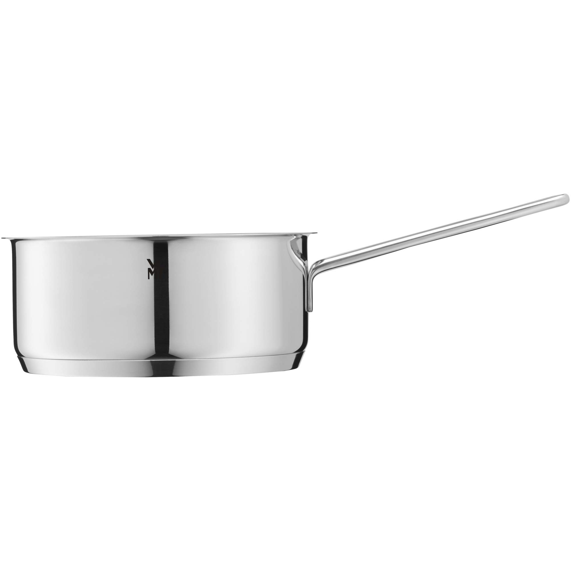 WMF Compact Cuisine 20cm Stainless Steel Saucepan - 2.5L Induction-Compatible Small Cooking Pot for Milk, Sauces & More | Polished Cromargan Uncoated Interior | Perfect for Home Kitchen, Dorm Cooking & Small Meals
