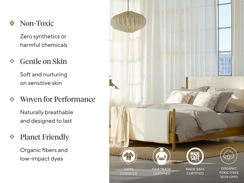 Coyuchi Air Weight Organic Cotton Towels Set of 6 - Ultra Soft Bath Towels for Spa, Gym & Beach - Shadow Color | Eco-Friendly Luxury Bath Linens