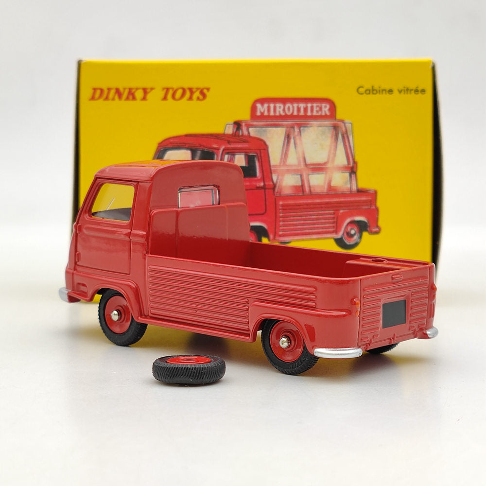 DeAgostini Dinky Toys 564 563 Red Miroitier Estafette Renault Cabine Vitree Diecast Model Car - 1:43 Scale Vintage Collectible Vehicle for Display & Gift Giving