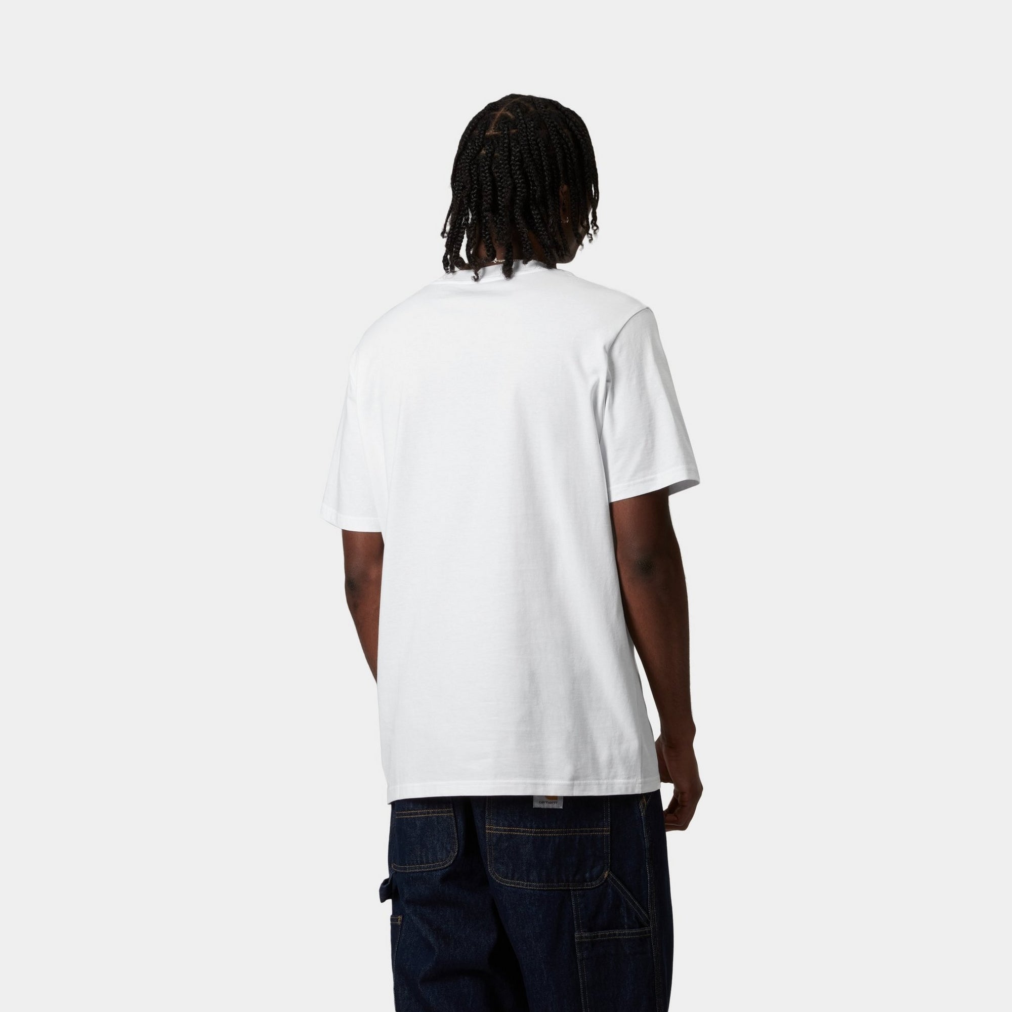 Script T-Shirt for Men & Women | Classic White Cotton Tee - Perfect for Casual Wear, Everyday Outfits & Street Style