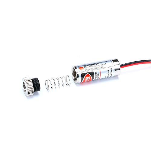 650nm Red Line Laser Module - 5mW Adjustable Focus for Industrial Use - Cross, Line, Point Laser (4-Pack) - Perfect for Alignment, Leveling, and DIY Projects