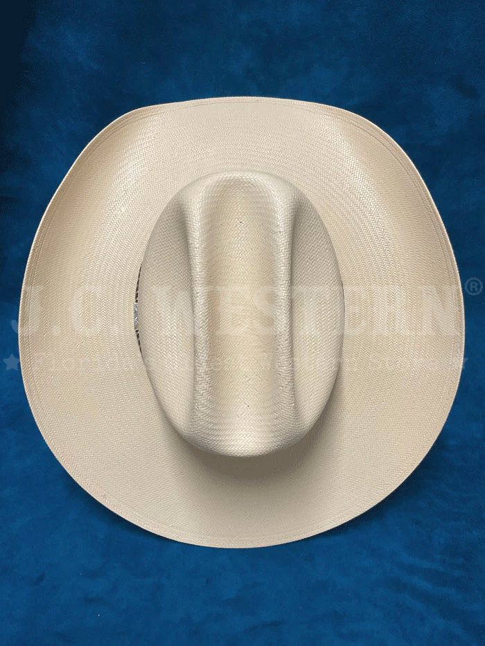 Resistol RSPNCKN304281 Piney Creek George Strait Collection Straw Cowboy Hat - Natural Color for Outdoor, Ranch, and Country Music Events