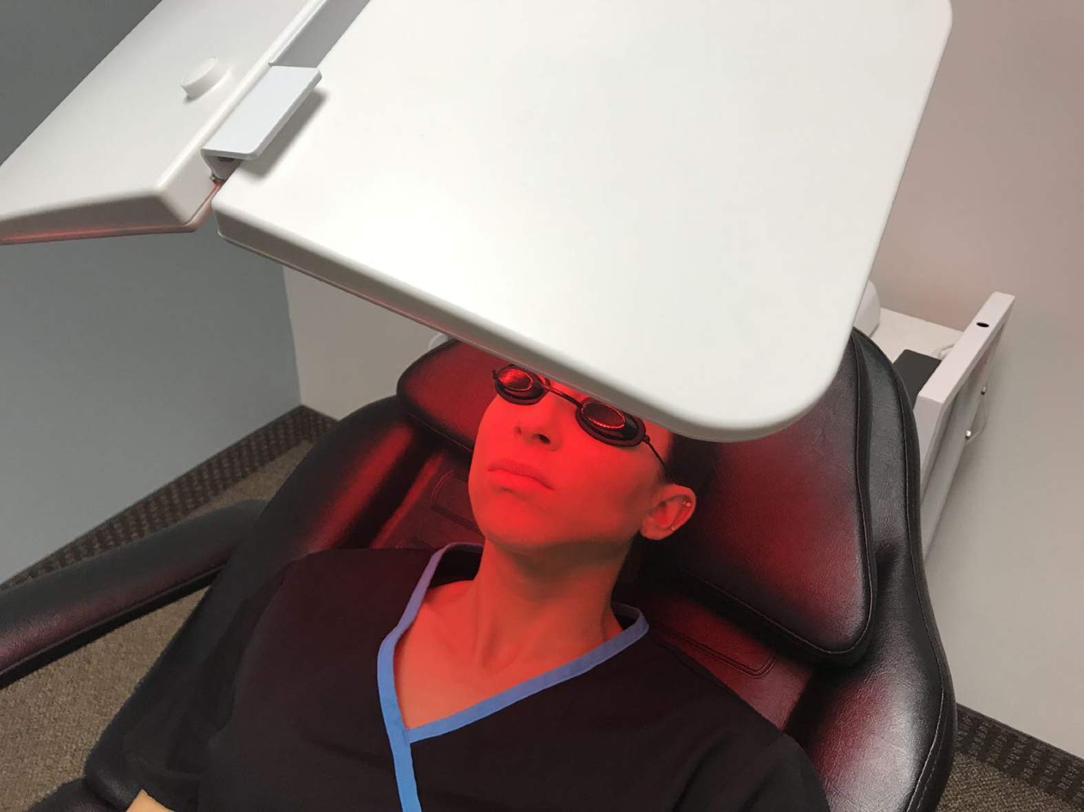3 Color LED Light Therapy Machine for Face, Neck & Body - Anti-Aging Skin Care & Rejuvenation Device (White) | At-Home Spa Treatment for Acne, Wrinkles & Skin Repair