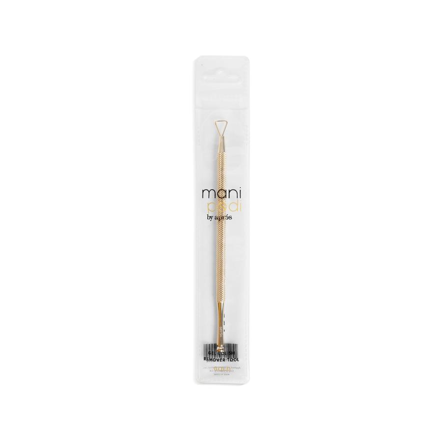 Professional Apres Gel Polish Remover Tool - Gold Plated Nail Art Accessory for Salon & Home Manicure | Safe & Easy Nail Polish Removal for Gel, Acrylic & Dip Powder Nails