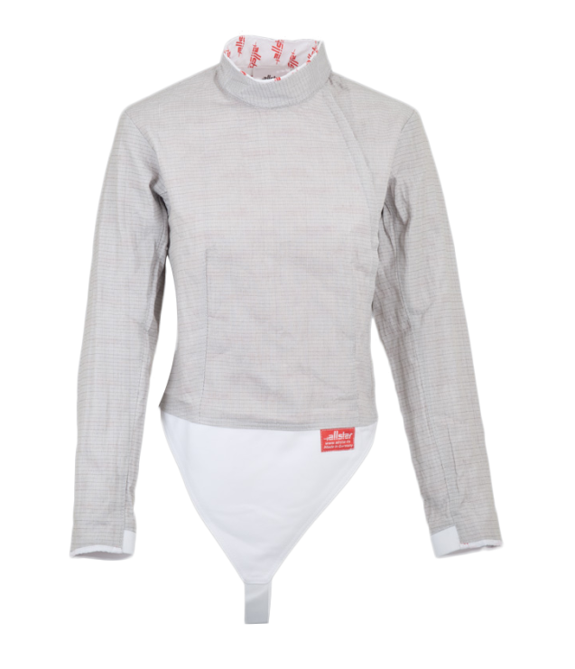 Allstar Girls Front Zip Sabre Lame Fencing Jacket - Lightweight Protective Gear for Youth Fencing Practice & Competitions
