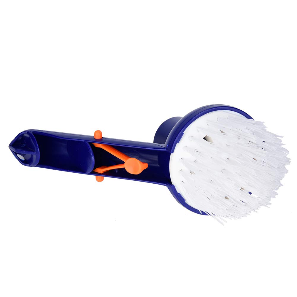 Premium Swimming Pool Brush with Fine Bristles - Heavy Duty Step & Corner Cleaner for Above Ground & Inground Pools, Spas, Hot Tubs - Ideal for Weekly Maintenance and Deep Cleaning of Pool Walls & Floors