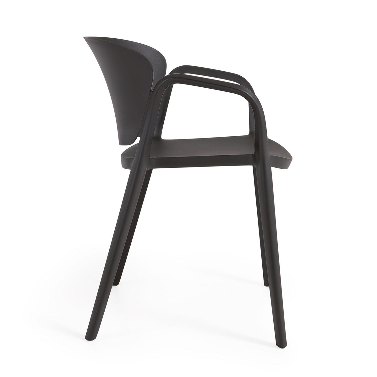 Ania Outdoor Dining Chair - Weather-Resistant Patio Chairs for Backyard, Garden, Poolside & Restaurant Use - Comfortable Stackable Outdoor Seating for Parties & Entertaining