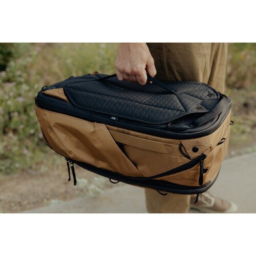 Peak Design 45L Travel Backpack - Durable Coyote Color for Adventure Travel, Hiking & Business Trips - Waterproof Carry-On Backpack with Laptop Compartment